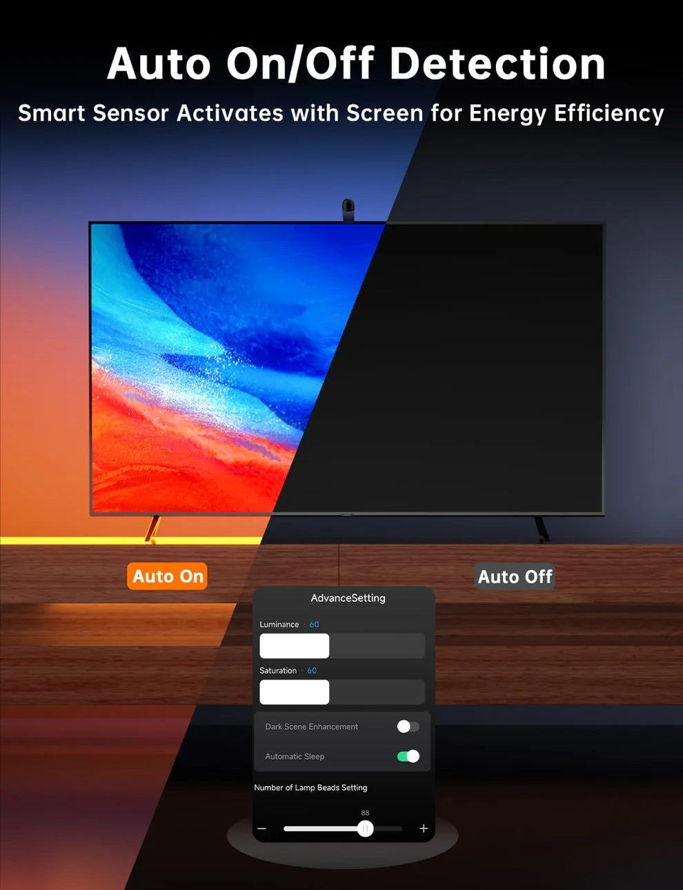GlowSync™ TV LED Backlight